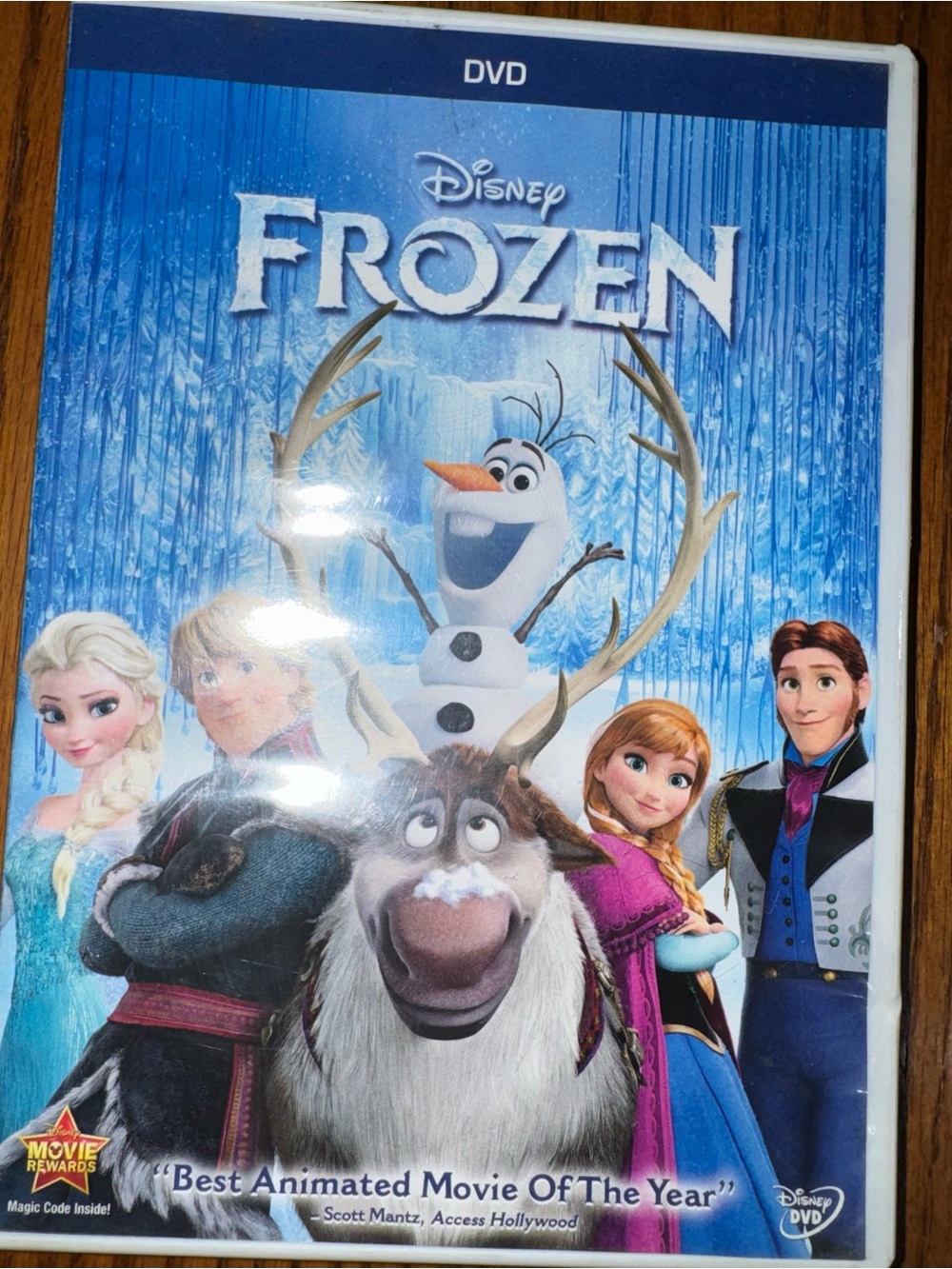 Disney Frozen DVD Movie Family Animation Kids Film Tested